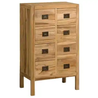 Leen Bakker Kast Dean - naturelkleur - 93x55x35 cm aanbieding