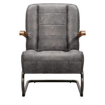 Fauteuil Ivar - stof - grijs