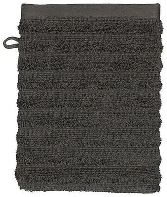 HEMA Hema Washand Zware Kwaliteit Structuur Donkergrijs (donkergrijs) aanbieding