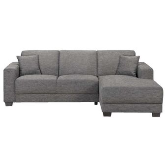 Leen Bakker Hoeksalon Aberdeen - grijs-stof - hoek rechts aanbieding