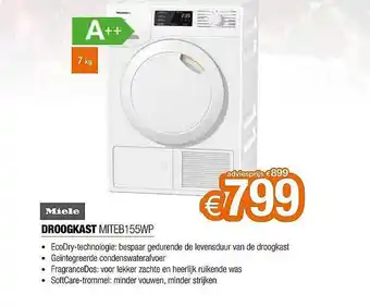 Expert Miele Droogkast Miteb155wp aanbieding