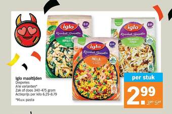 Albert Heijn Iglo Maaltijden aanbieding