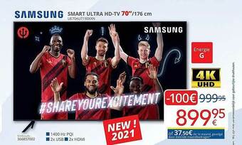 Eldi Samsung Smart Ultra HD-TV 70 aanbieding