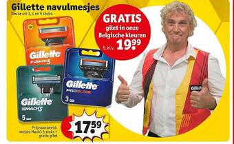 Kruidvat Gillette Navulmesjes aanbieding