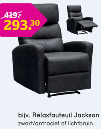 Leen Bakker Relaxfauteuil Jackson aanbieding