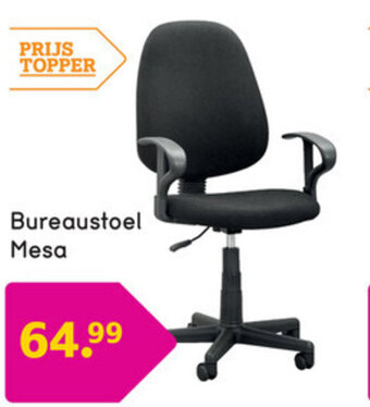 Leen Bakker Bureaustoel Mesa aanbieding