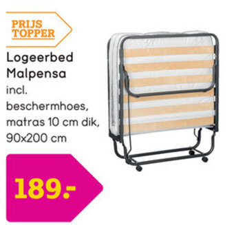 Leen Bakker Logeerbed Malpensa aanbieding