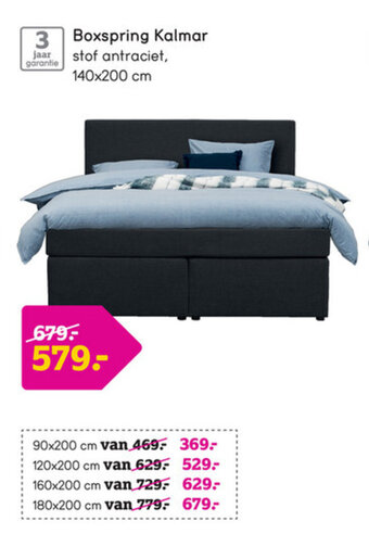 Leen Bakker Boxspring Kalmar aanbieding