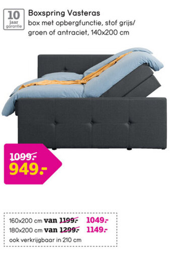 Leen Bakker Boxspring Vasteras aanbieding