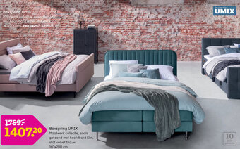 Leen Bakker Boxspring UMIX aanbieding