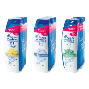 ALDI Shampoo 2-in-1, 3 st. aanbieding