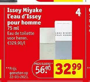 Kruidvat Issey Miyake L'eau D'issey Pour Homme aanbieding