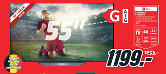 MediaMarkt LG OLED55B16LA 55" OLED 4K TV aanbieding