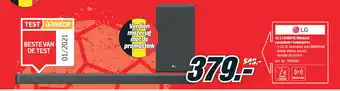 MediaMarkt LG 3.1 DSN8YG.DNLDLLK Soundbar+ Subwoofer aanbieding