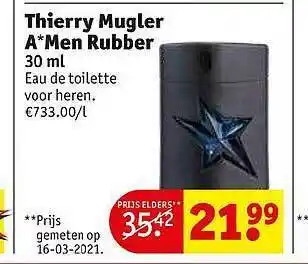 Thierry Mugler A Men Rubber 30ml