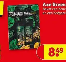 Kruidvat Axe Green aanbieding