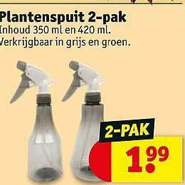 Kruidvat Plantenspuit 2-pak aanbieding