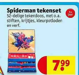 Spiderman Tekenset