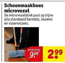 Kruidvat Schoonmaakhoes Microvezel aanbieding