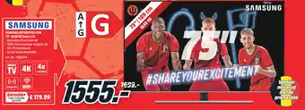 MediaMarkt Samsung QE75Q74TALXXN 75" QLED 4K Smart TV aanbieding