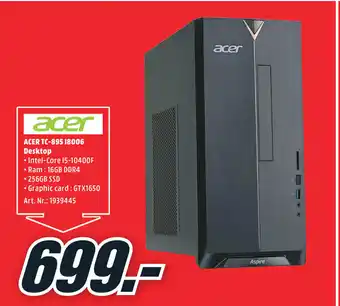 MediaMarkt Acer TC-895 I8006 Desktop aanbieding