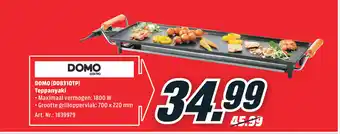 MediaMarkt Domo D08310TP Teppanyaki aanbieding