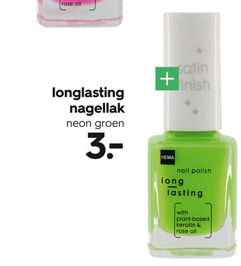 HEMA longlasting nagellak aanbieding