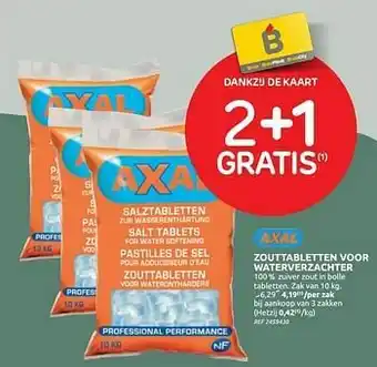 Zouttabletten voor waterverzachter