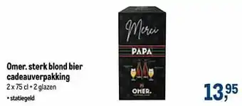 Omer. sterk blond bier cadeauverpakking