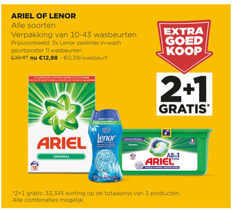 Jumbo Ariel of Lenor aanbieding