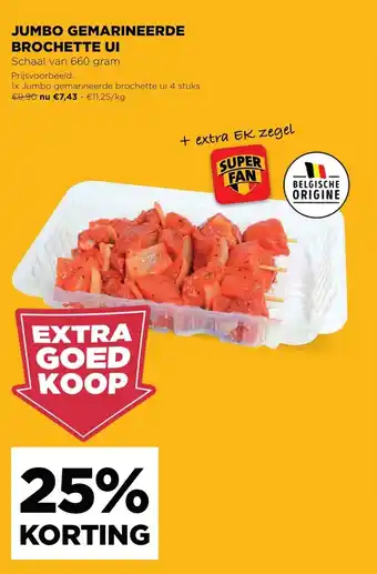 Jumbo Jumbo Gemarineerde Brochette Ui aanbieding