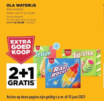 Jumbo Ola Waterijs aanbieding