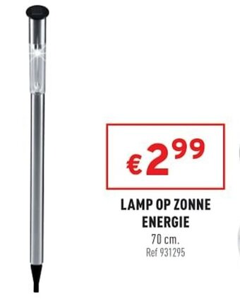 Lamp op Zonne Energie