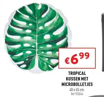 Tropical Kussen met Microbolletjes