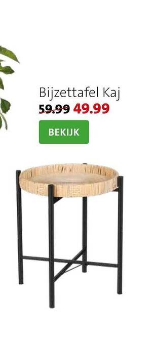 Intratuin Bijzettafel Kaj aanbieding
