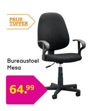 Leen Bakker Bureaustoel Mesa aanbieding