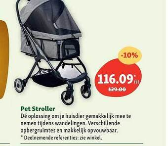 Maxi Zoo Pet Stroller aanbieding