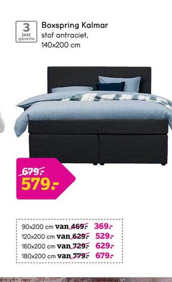 Leen Bakker Boxspring Kalmar aanbieding