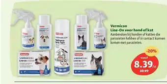 Maxi Zoo Vermicon Line-on Voor Hond Of Kat aanbieding