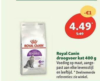 Maxi Zoo Royal Canin Droogvoer Kat aanbieding