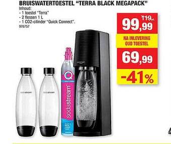 Hubo Bruiswatertoestel Terra Black Megapack aanbieding