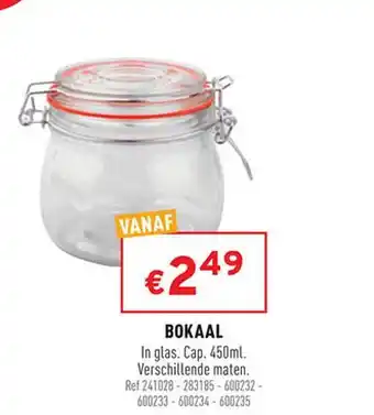 Trafic Bokaal aanbieding