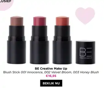 ICI PARIS XL BE Creative Make Up Blush Stick 001 Innocence, 002 Velvet Bloom, 003 Honey Blush aanbieding