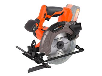 Hubo Powerplus Dual Power POWDP25200 accu cirkelzaag 20V Li-Ion 165mm zonder accu aanbieding