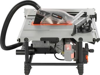Hubo Powerplus Dual Power POWDP2580 tafelzaag zonder batterij 40V 210mm aanbieding