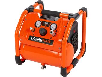 Hubo Powerplus Dual Power POWDP7070 accu compressor 40V olievrij zonder accu aanbieding