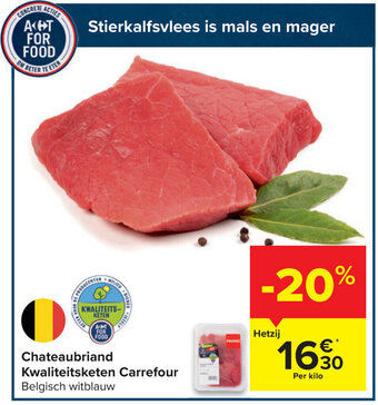 Carrefour Market Chateaubriand Kwaliteitsketen Carrefour per kilo aanbieding