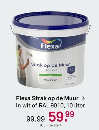 Karwei Flexa Strak op de Muur aanbieding
