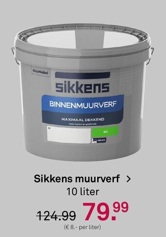 Karwei Sikkens muurverf aanbieding