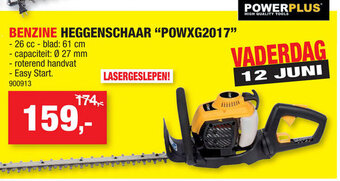 Hubo PowerPlus Benzine Heggenschaar "POWXG2017" aanbieding